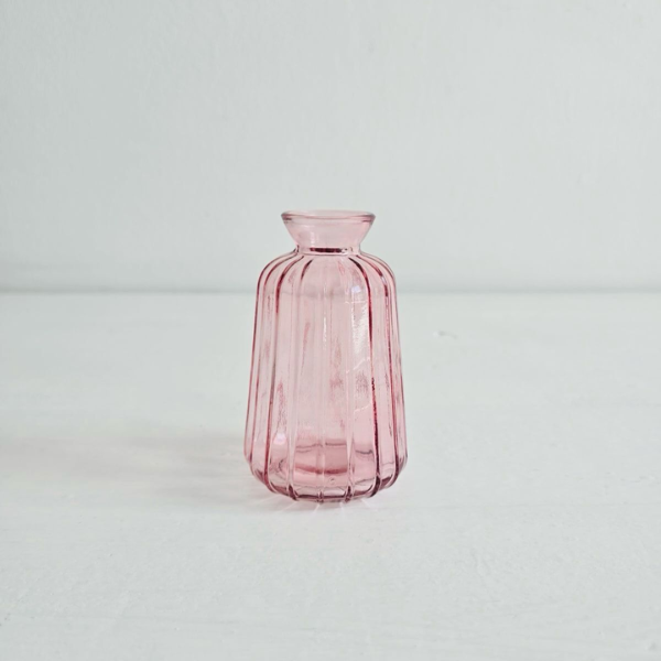 Daisy Bottle Budvase - Pink - 3 x 9cm